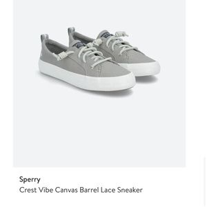 Sperry - crest Vibe Canvas Barrel Lace Sneaker